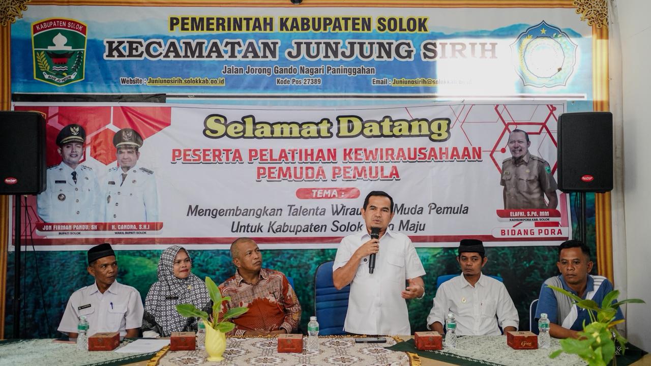 28 Pelatihan Wirausaha Pemuda Jadi Pemantik Lahirnya Generasi Pengusaha Baru di Kabupaten Solok