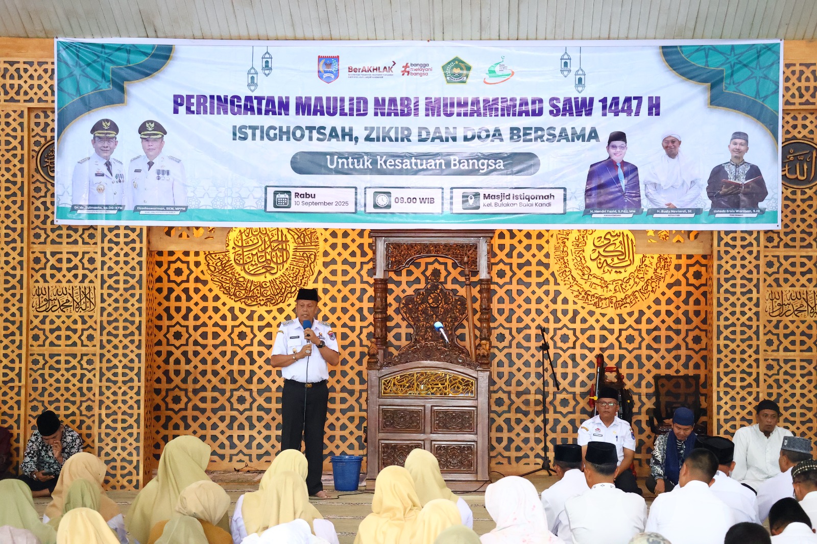 28 Peringatan Maulid Nabi di Payakumbuh Dipadukan dengan Wirid Rutin Pemko